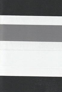 Открытые рулонные шторы день-ночь Салерно, серый 2002 купить в Жуковском с доставкой